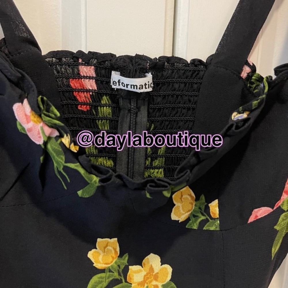 Reformation Blanca Top Night Bloom - Picture 6 of 8